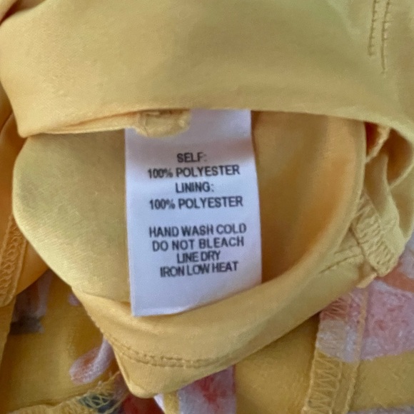 Lulu’s Yellow Floral Print High Low Asymmetrical Maxi Dress - Picture 8 of 12